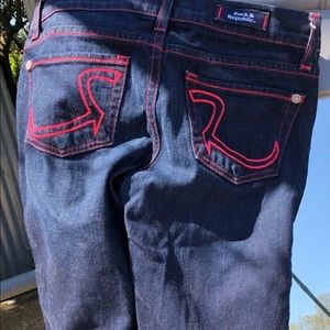 Rock and republic Boot cut blue jeans sz 26